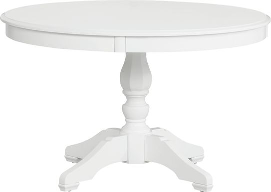 Chesterman White Round Dining Table