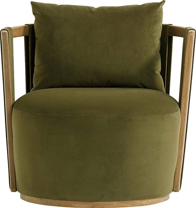 Chesterna Green Swivel Accent Chair - Thumbnail - Image 3