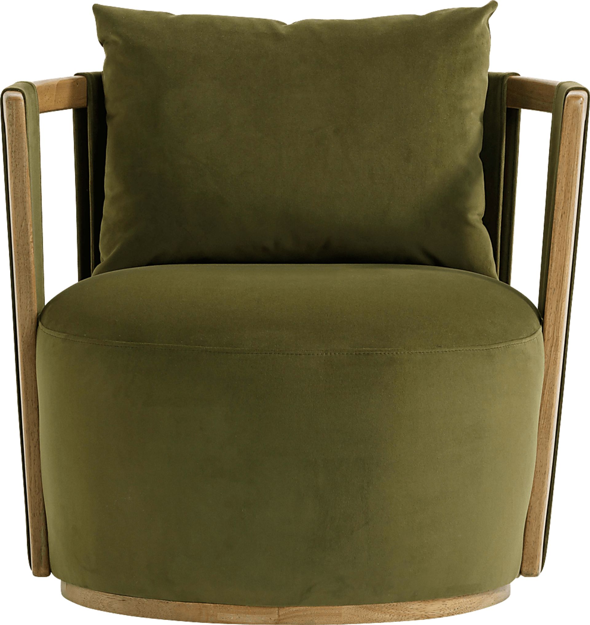 Chesterna Green Swivel Accent Chair - Image 3