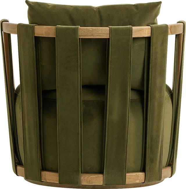 Chesterna Green Swivel Accent Chair - Thumbnail - Image 4
