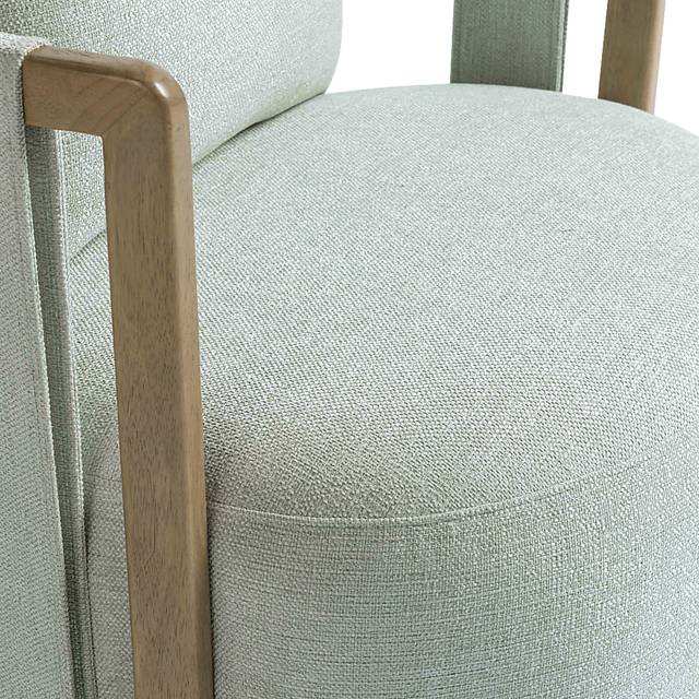 Chesterna Mint Green Swivel Accent Chair - Thumbnail - Image 2