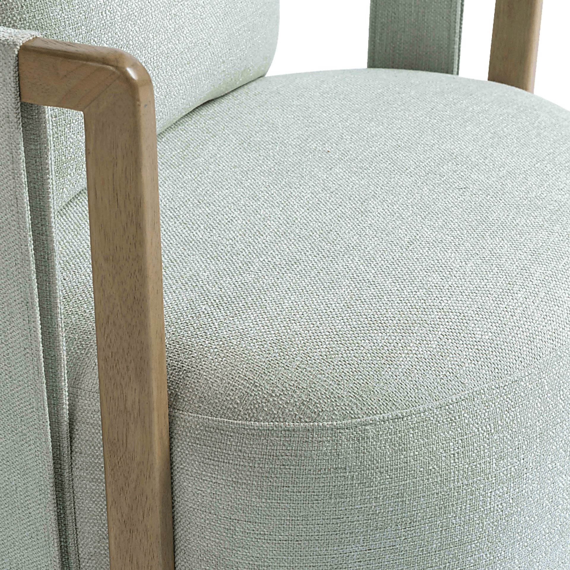 Chesterna Mint Green Swivel Accent Chair - Image 2