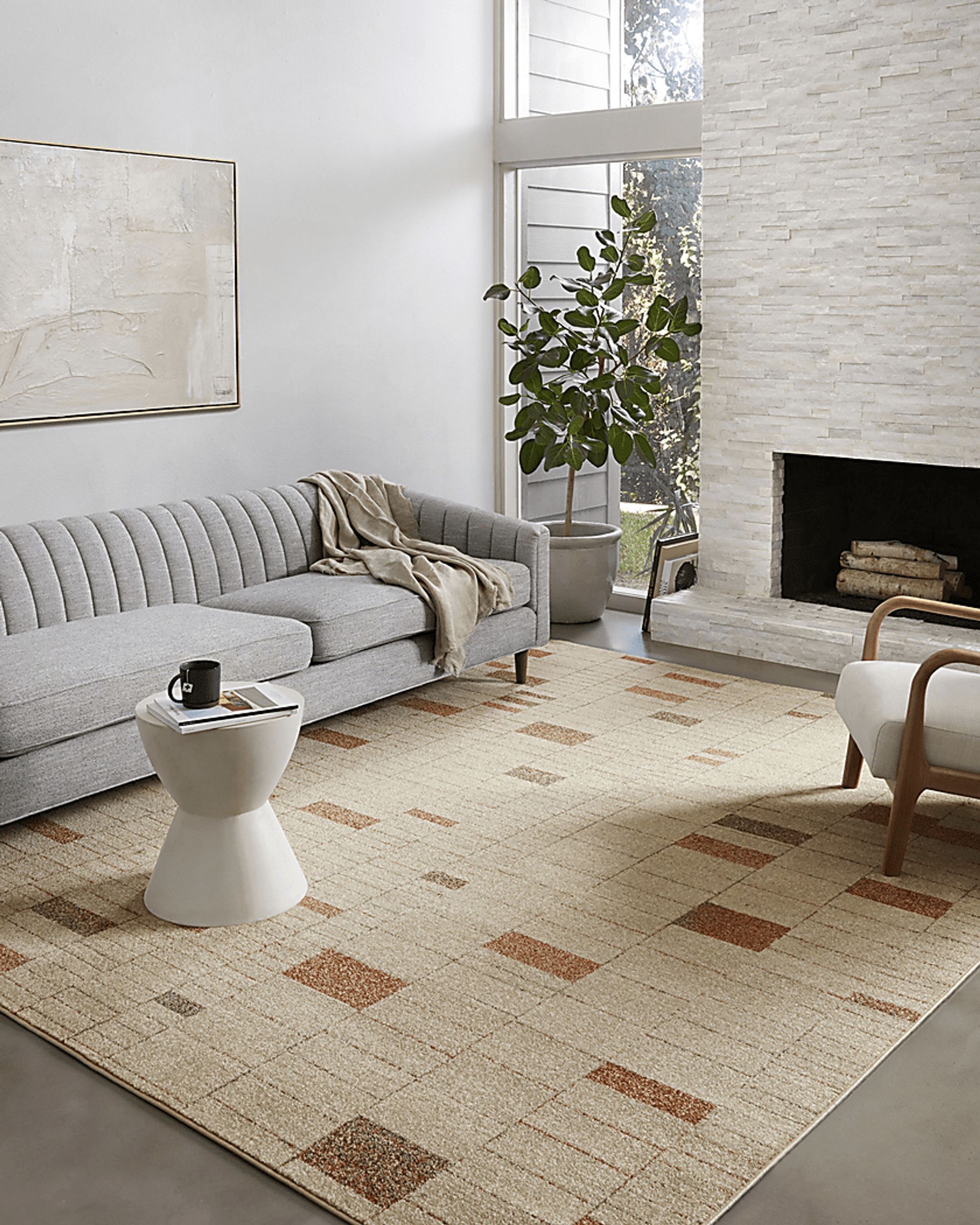 Chesterwich Orange 5'5 x 7'6 Rug - Image 3