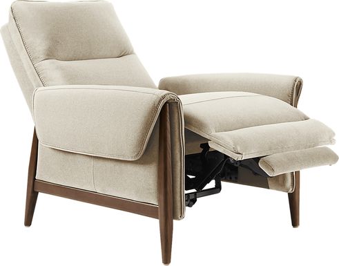 Cheswick White Dual Power Recliner