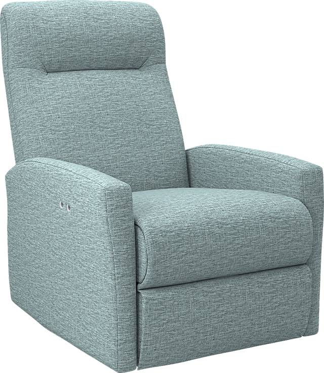 Cheswold Blue Power Recliner - Thumbnail - Image 1