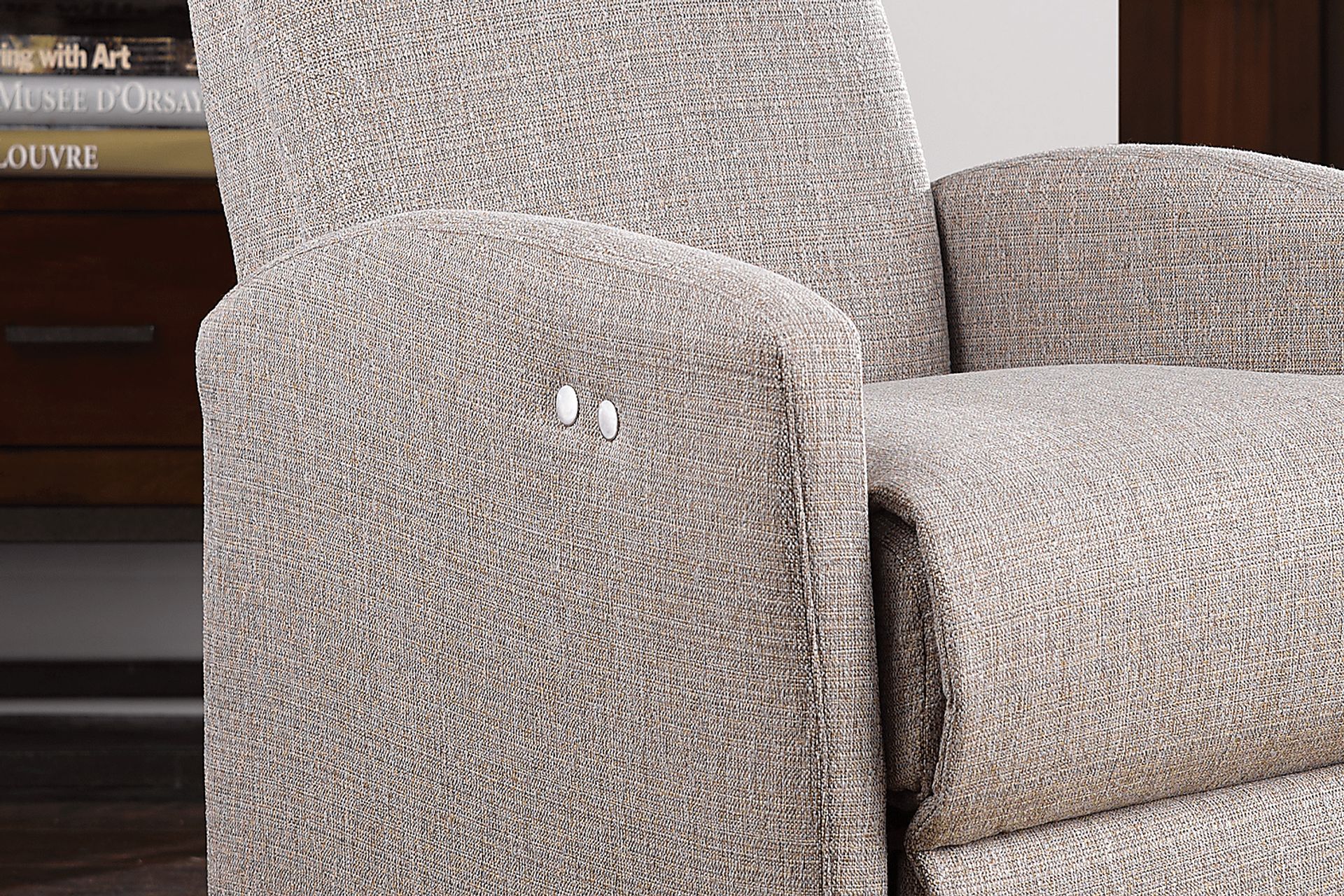 Cheswold Beige Power Recliner - Image 4