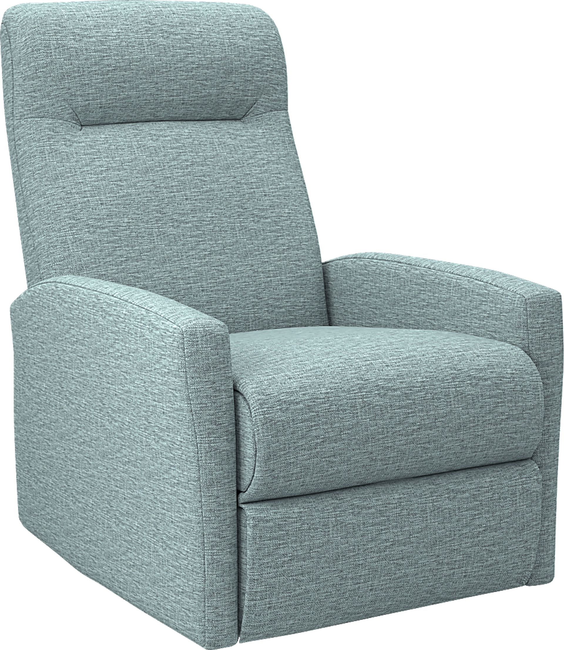 Cheswold Blue Rocker Recliner - Image 1