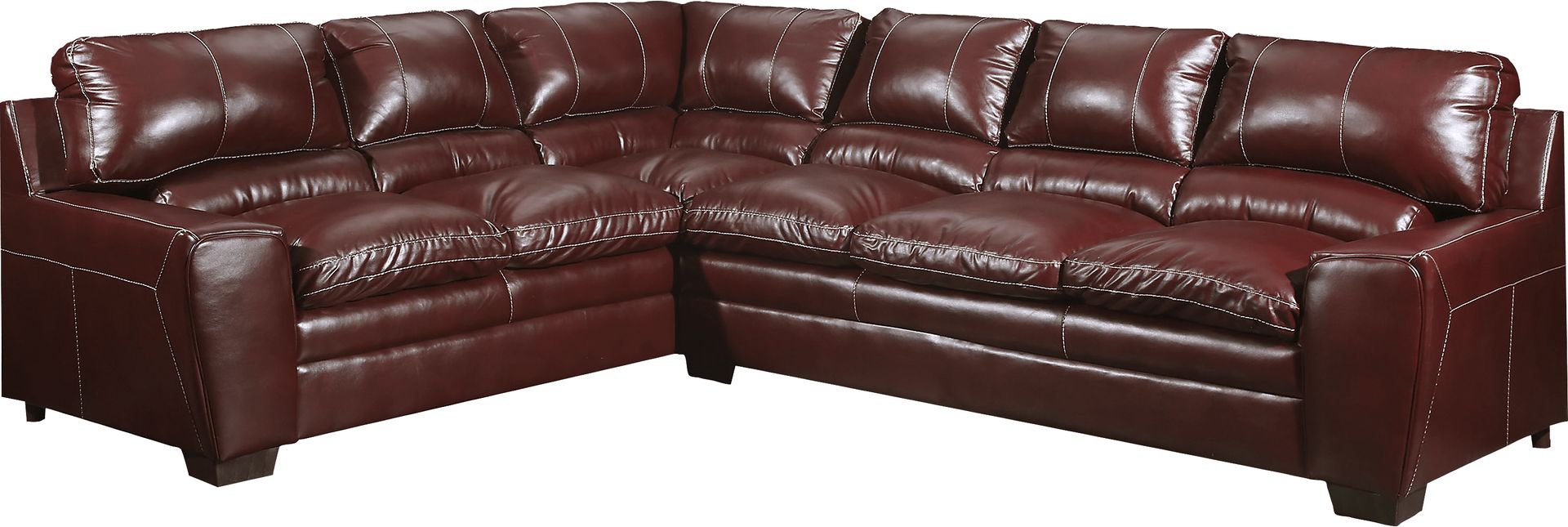 Chetwin Red 5 Pc Sectional Living Room - Image 2