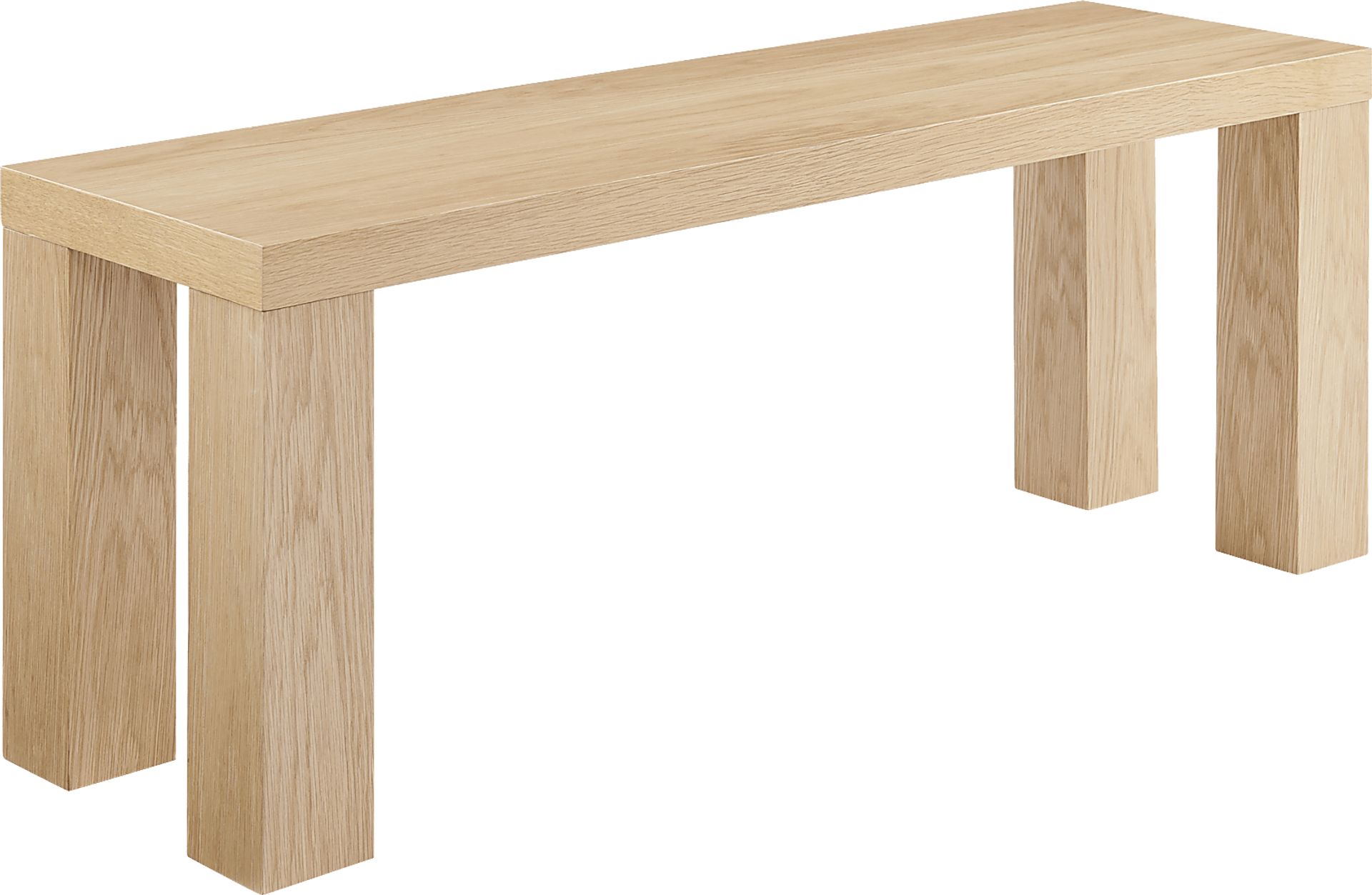 Chevae Brown 49 in. Dining Bench - Image 1