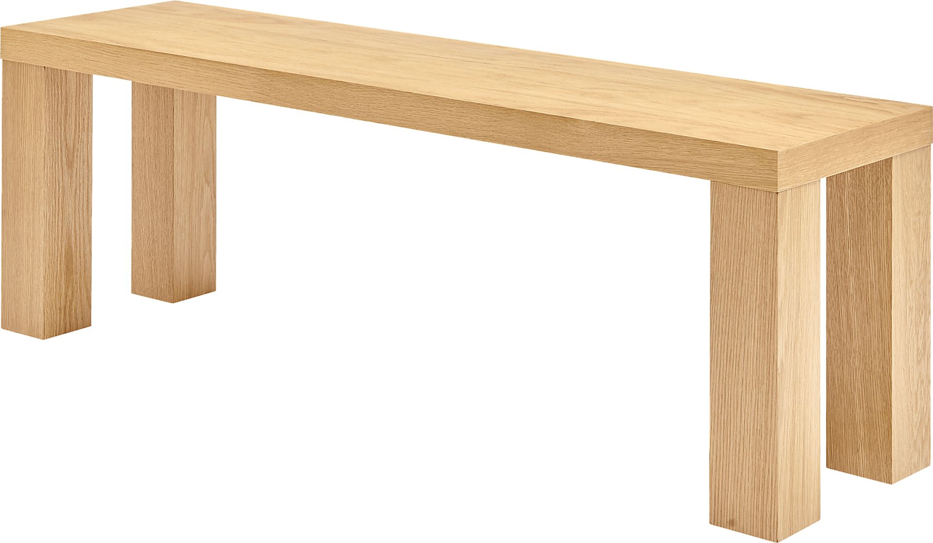 Chevae Brown 57 in. Dining Bench - Image 1