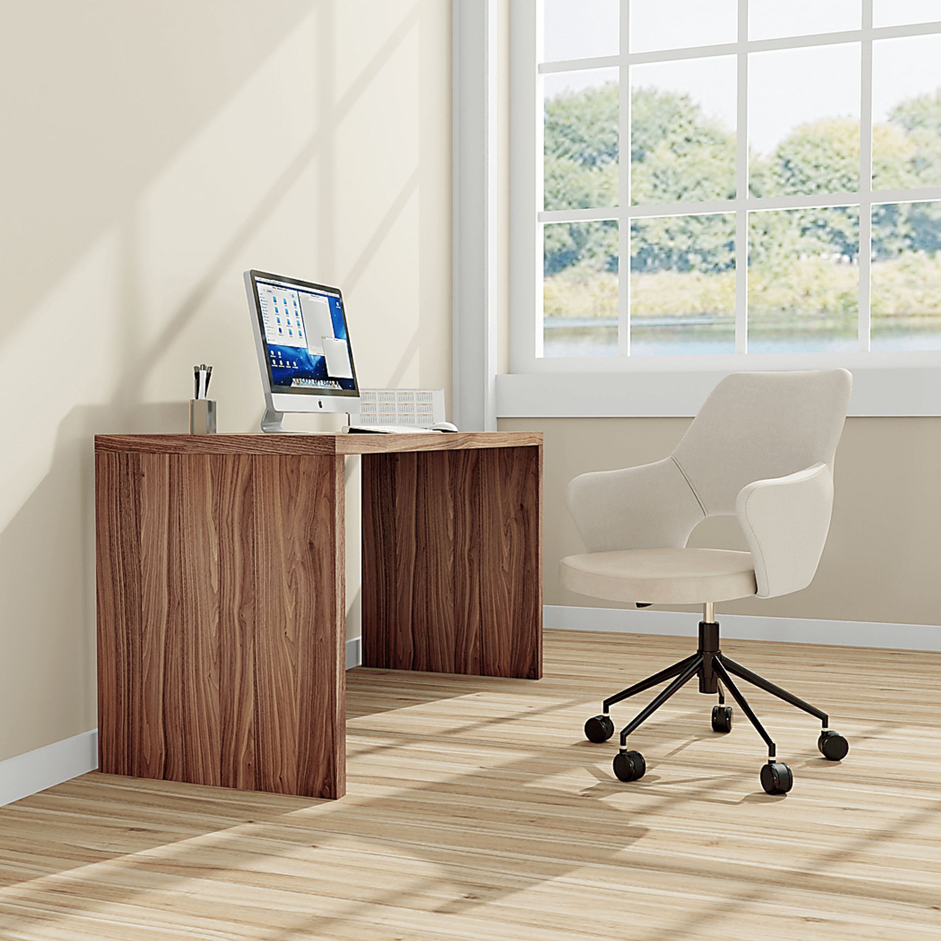 Chevae Brown Desk - Image 2