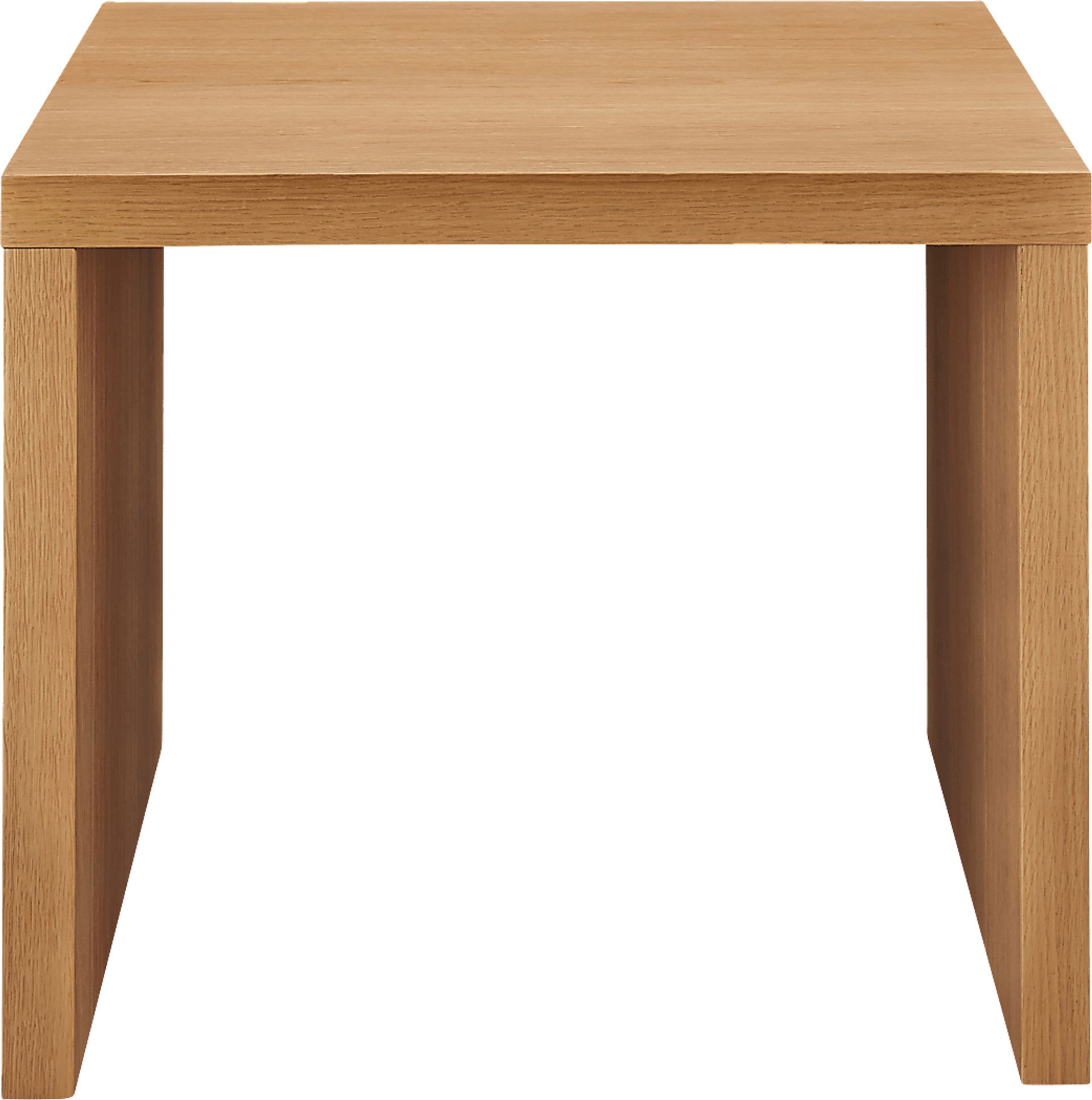 Chevae Light Brown Side Table - Image 1