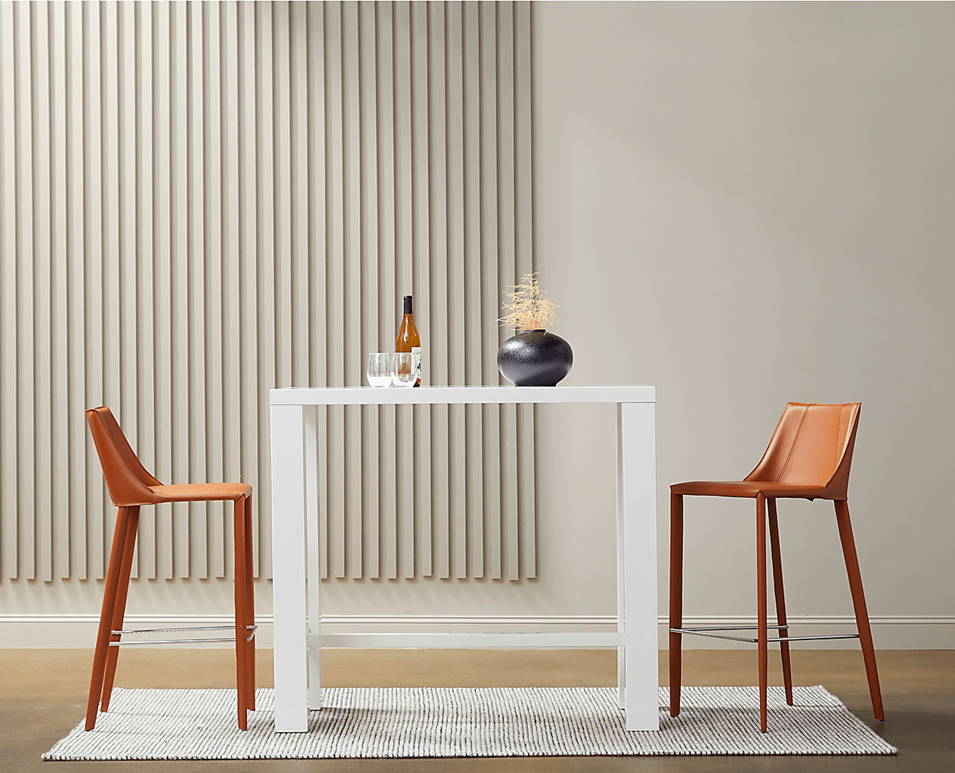 Chevae White Bar Height Table - Image 3