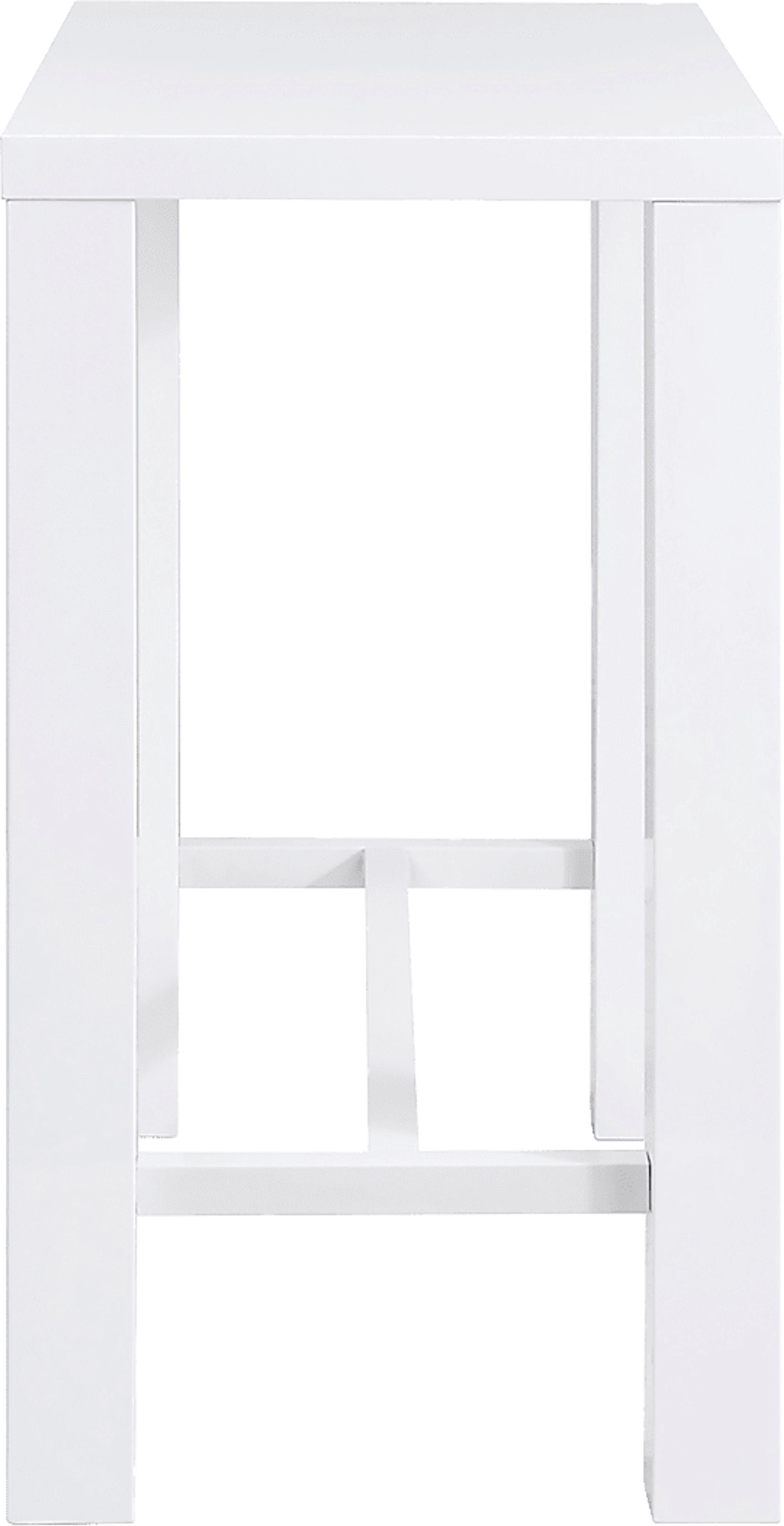 Chevae White Bar Height Table - Image 6