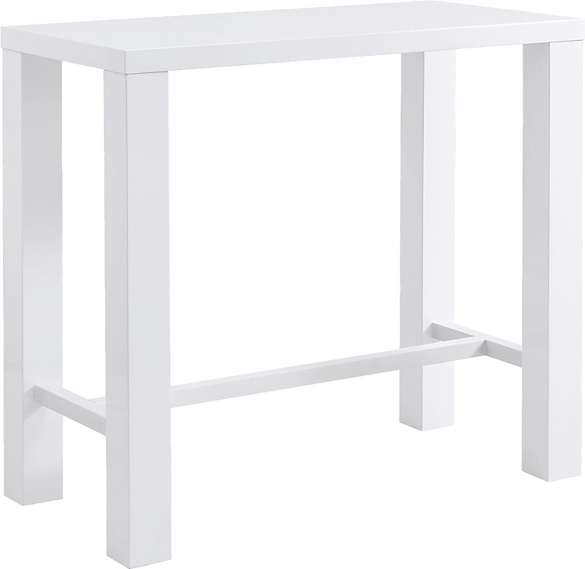 Chevae White Bar Height Table - Image 1