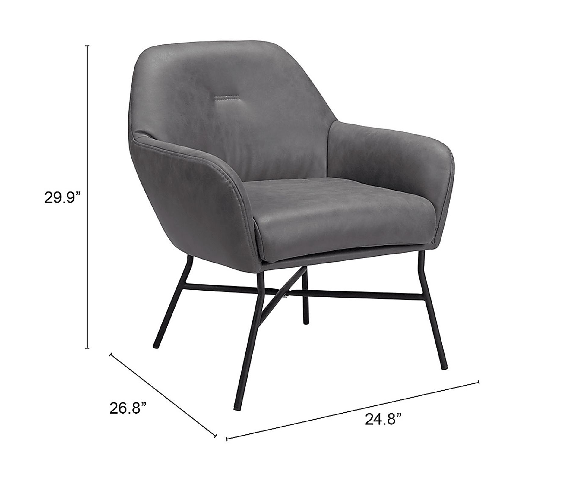Chevigny Gray Accent Chair - Image 11
