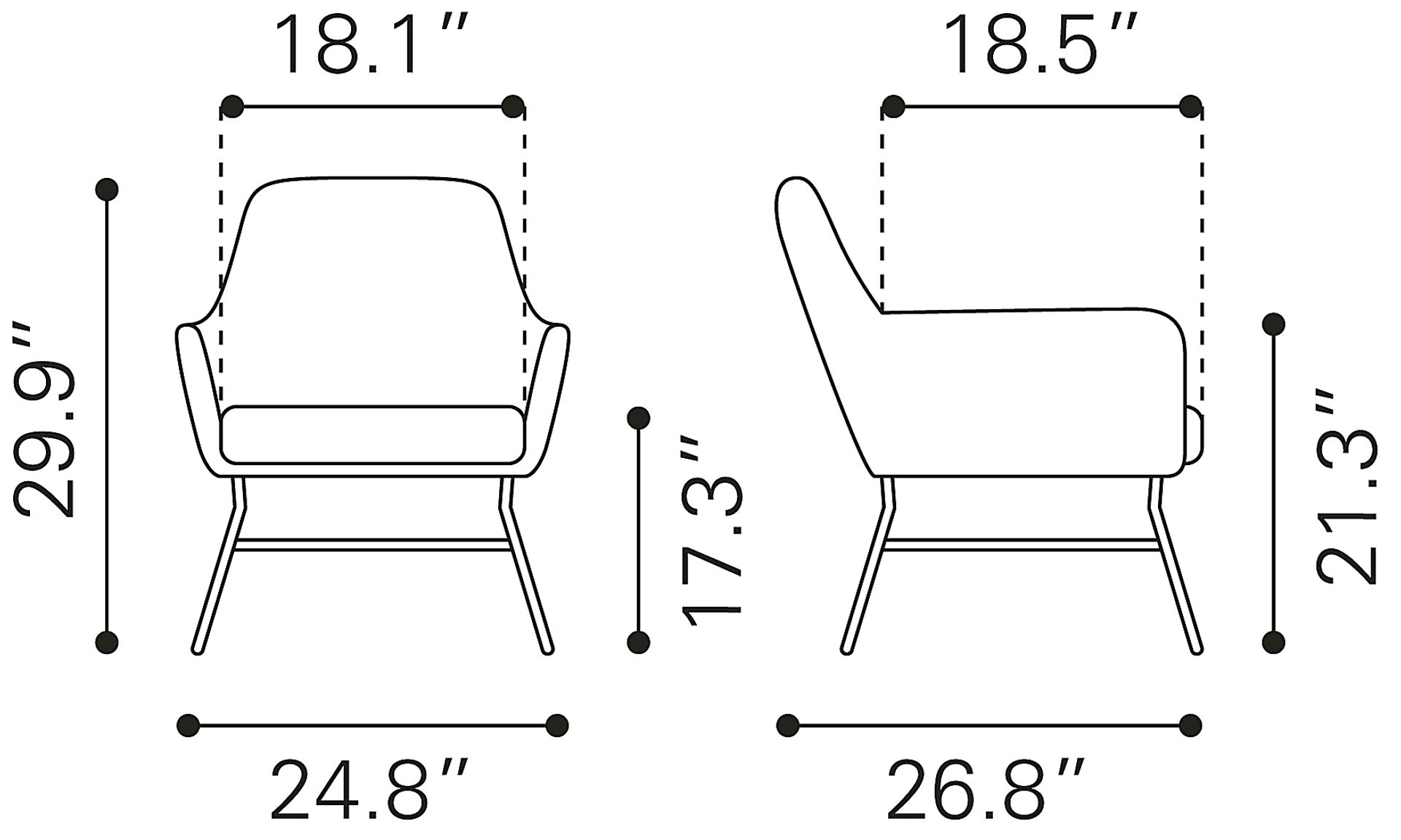 Chevigny Gray Accent Chair - Image 10