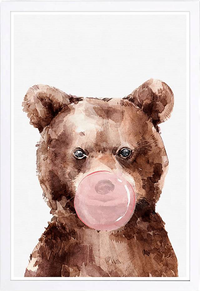 Chewing Sweetness I Brown Artwork - Thumbnail - Image 1
