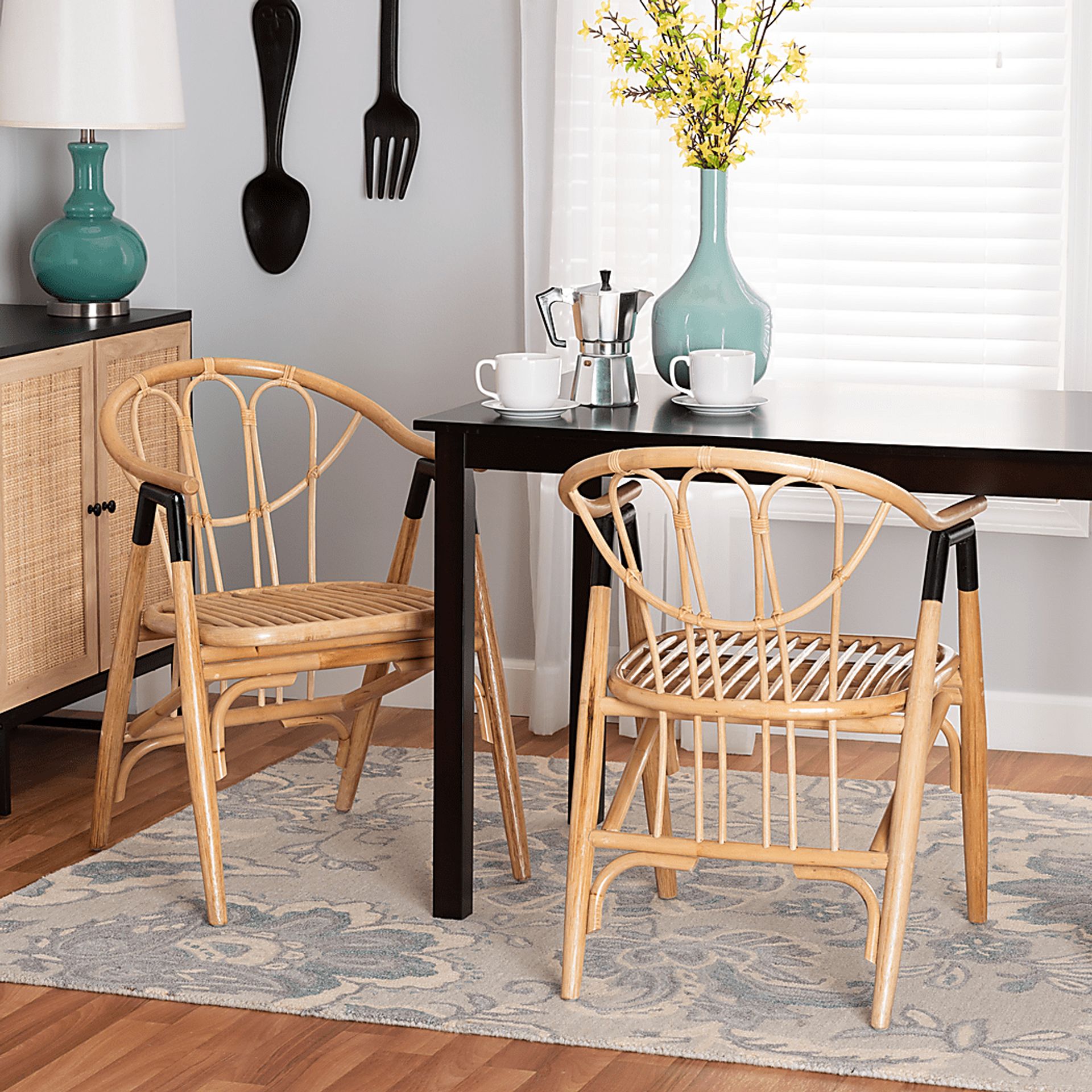 Chezelle Brown Arm Chair - Image 2