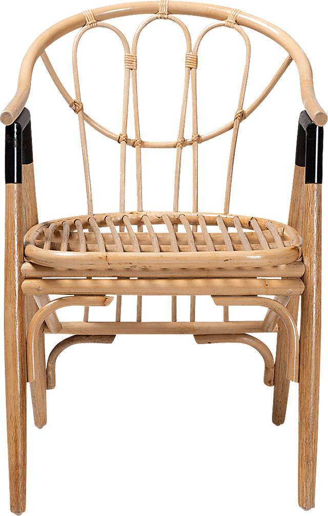Chezelle Brown Arm Chair - Thumbnail - Image 3