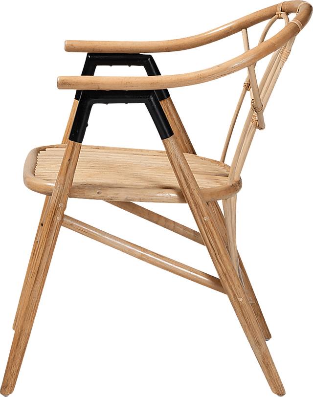 Chezelle Brown Arm Chair - Thumbnail - Image 4