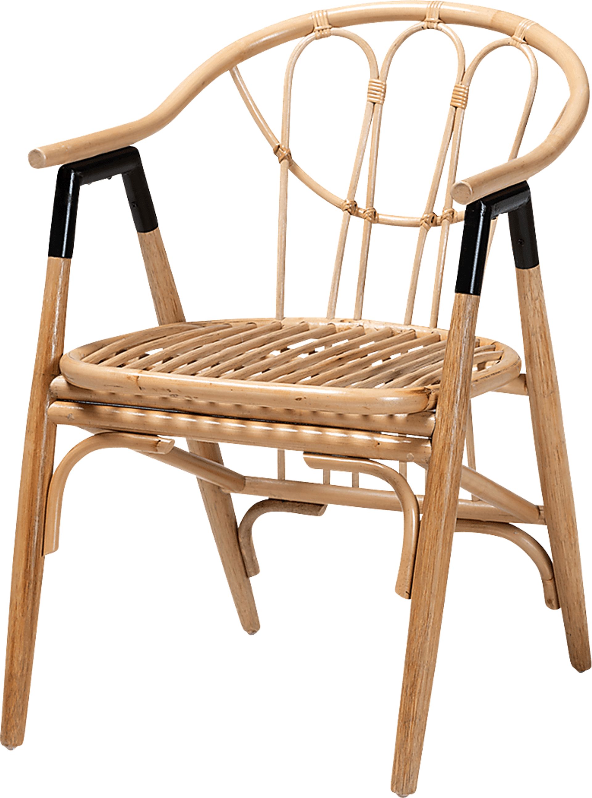 Chezelle Brown Arm Chair - Image 1