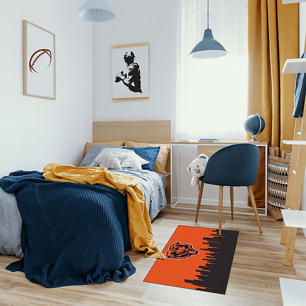 Chicago Bears 2' x 3' Machine Washable Rug