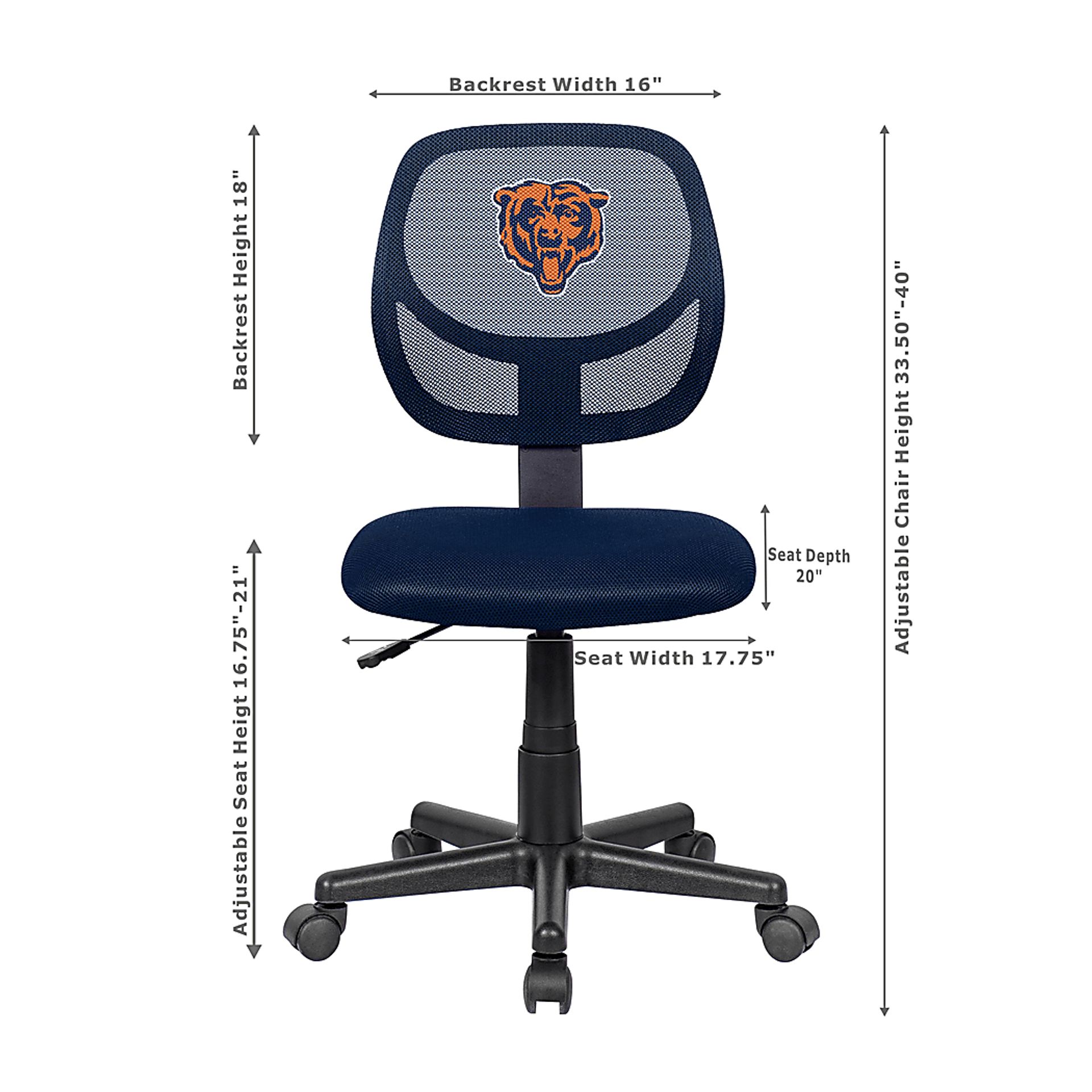 Chicago Bears Desk and Chair Set - Image 5