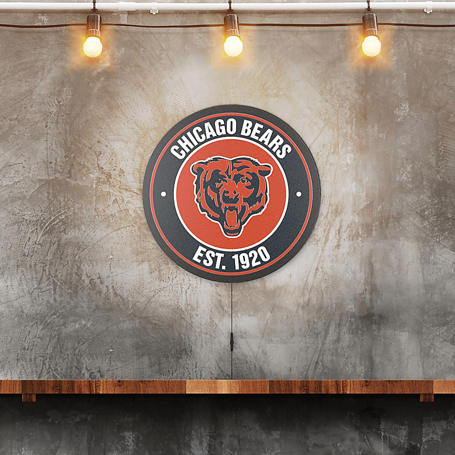 Chicago Bears LED Wall Decor - Image 2