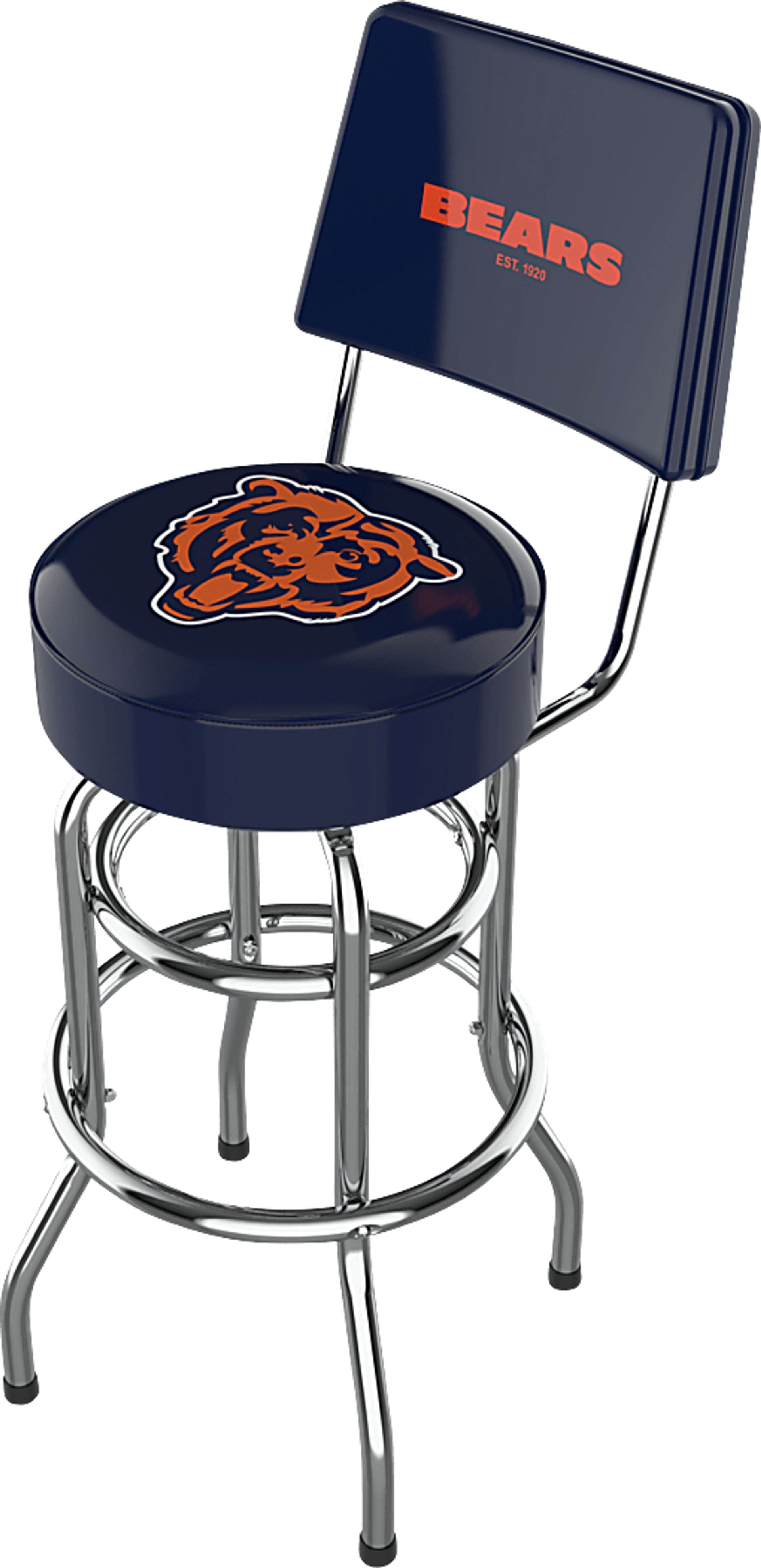 Chicago Bears Navy Barstool - Image 1