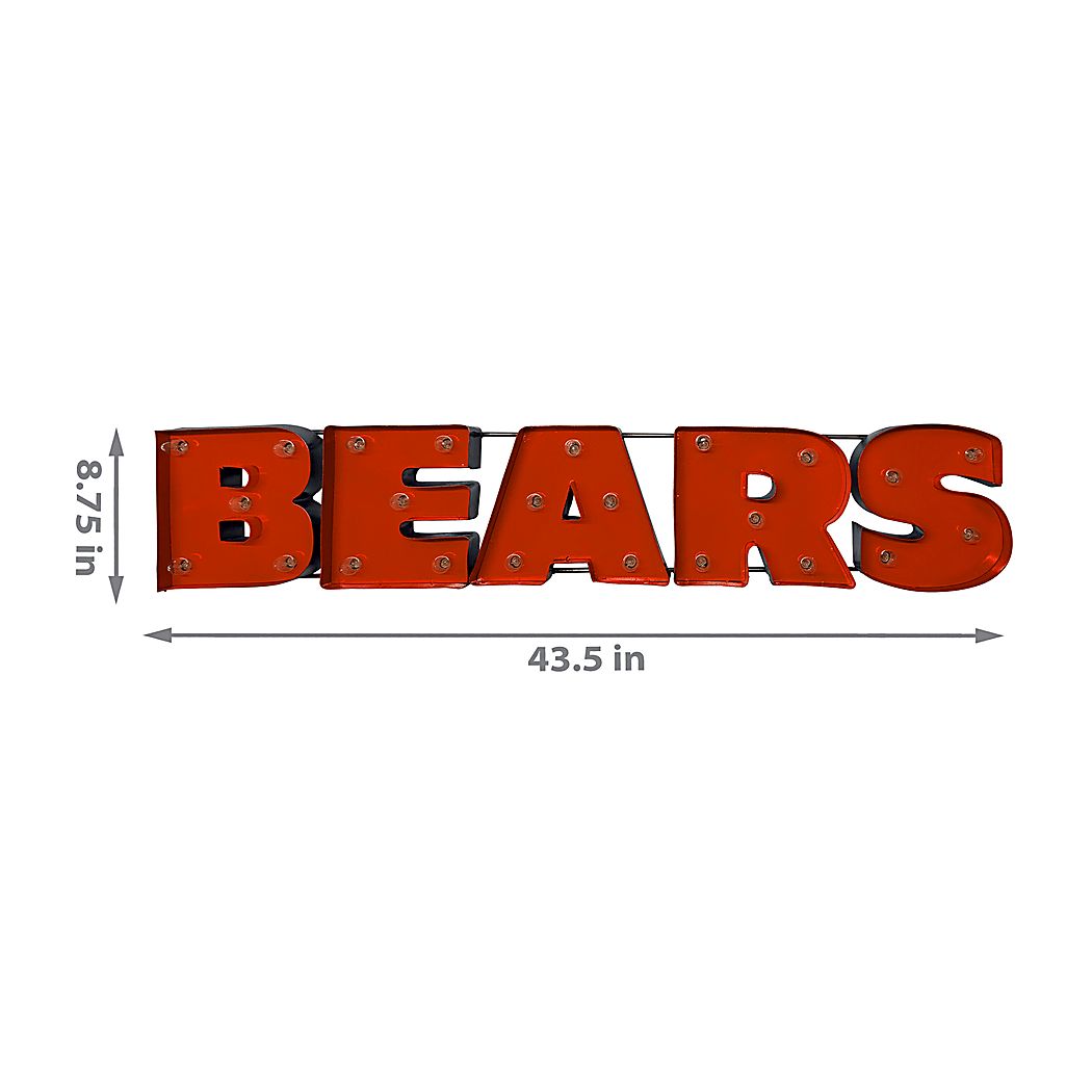 Chicago Bears Metal Wall Decor
