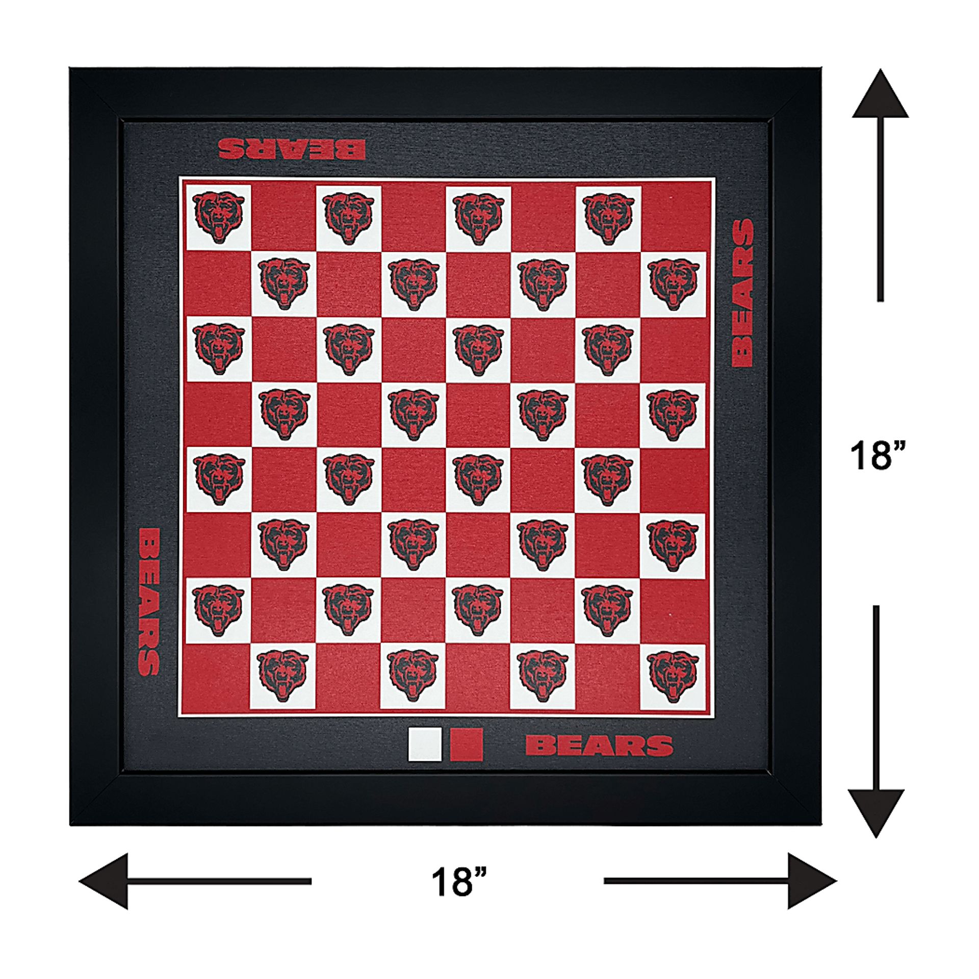 Chicago Bears Wall Chess Set - Image 6