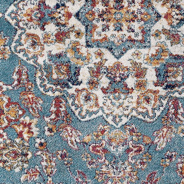 Chicana Blue 5' x 7'6 Rug - Thumbnail - Image 5