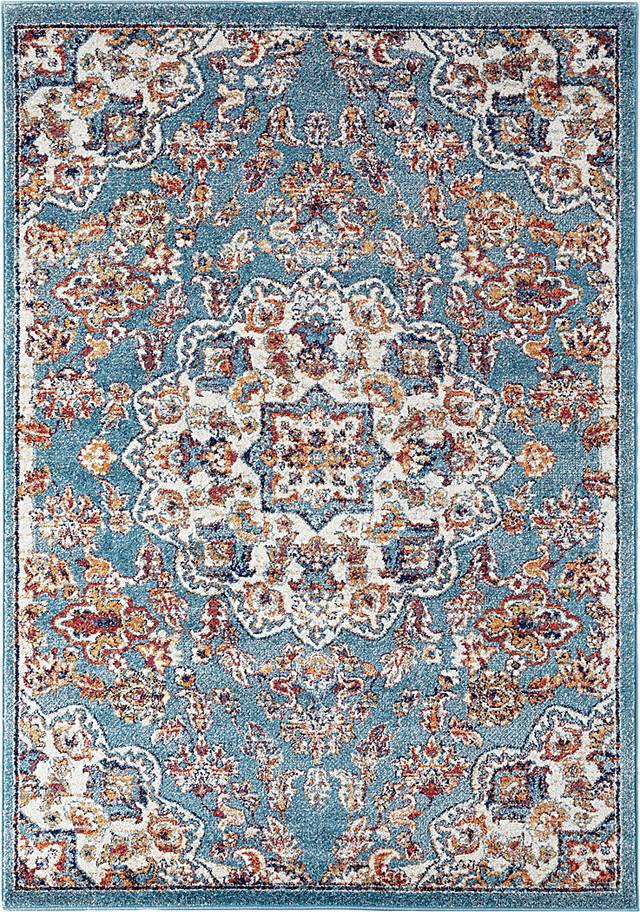 Chicana Blue 5' x 7'6 Rug - Thumbnail - Image 1