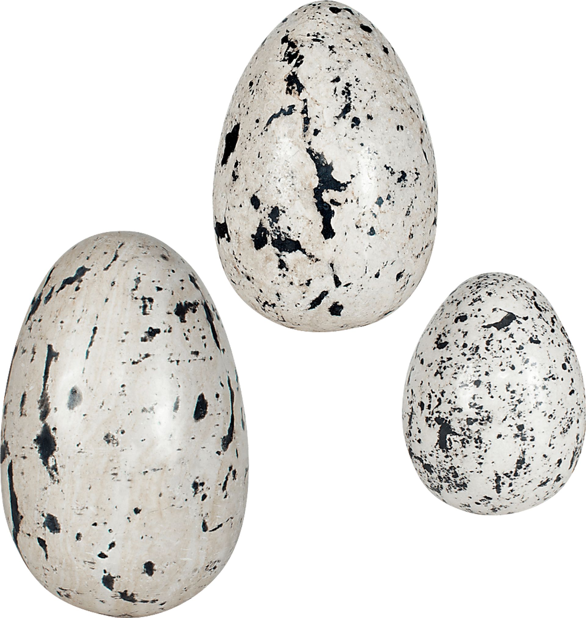Chicka White Outdoor Sculpture, Set of 3 - Image 6