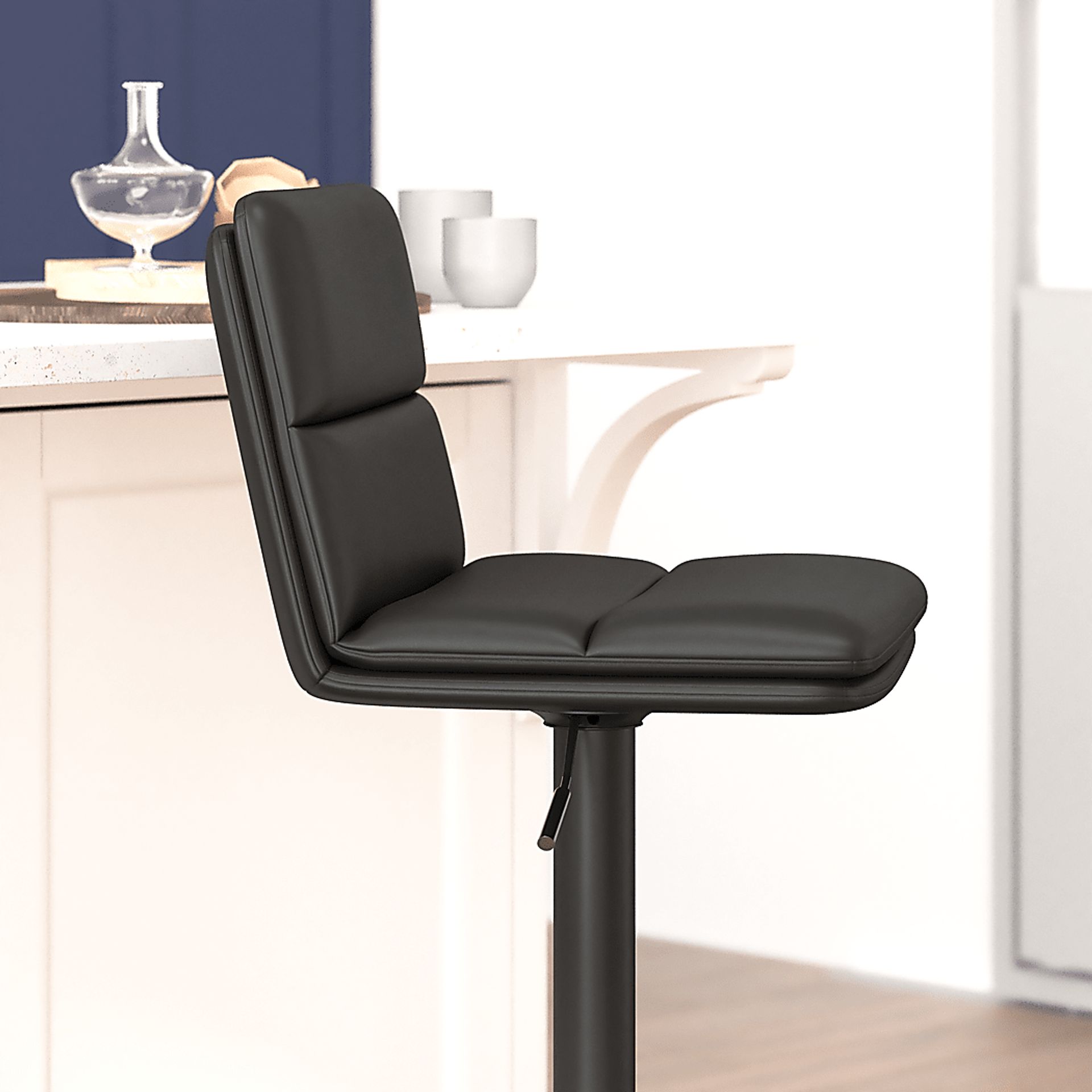 Chickaree Black Barstool, Set of 2 - Image 4