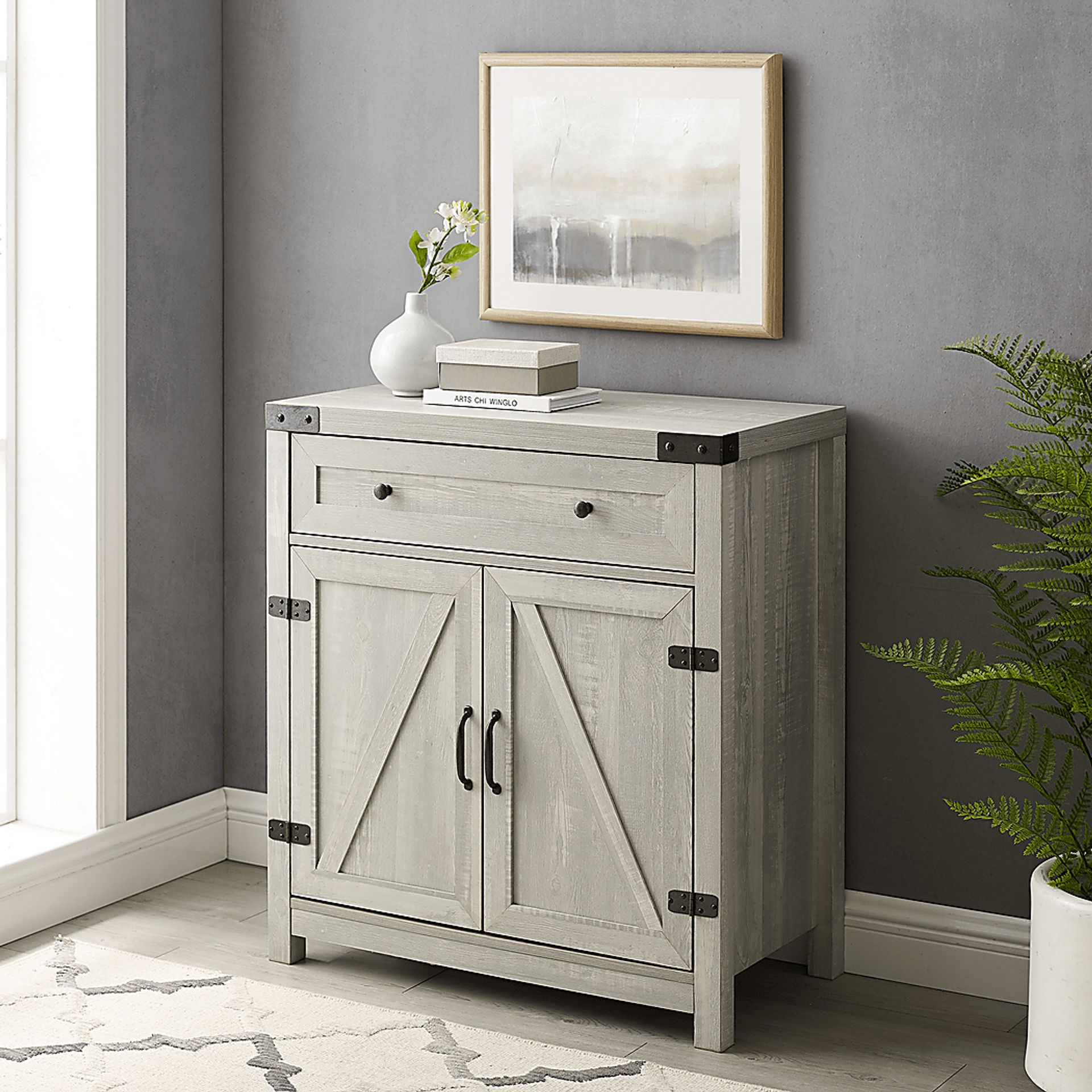 Chickerling Gray Accent Cabinet - Image 4