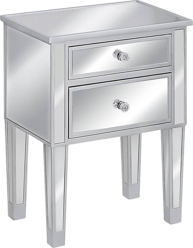 Chickerling Silver Nightstand - Thumbnail - Image 1