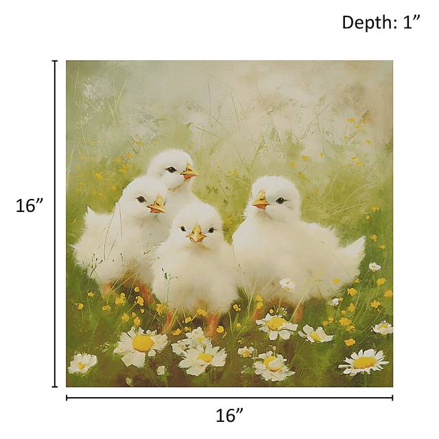 Chicks In The Sun Green Wall Decor - Thumbnail - Image 8