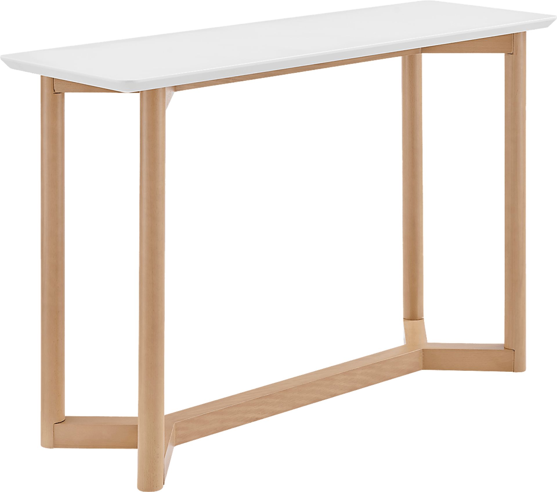 Chicotey White Console Table - Image 3