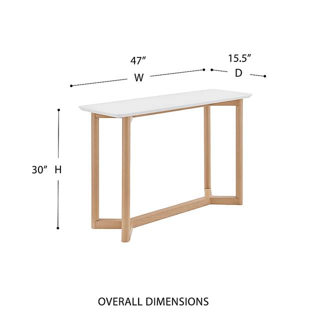 Chicotey White Console Table - Thumbnail - Image 8