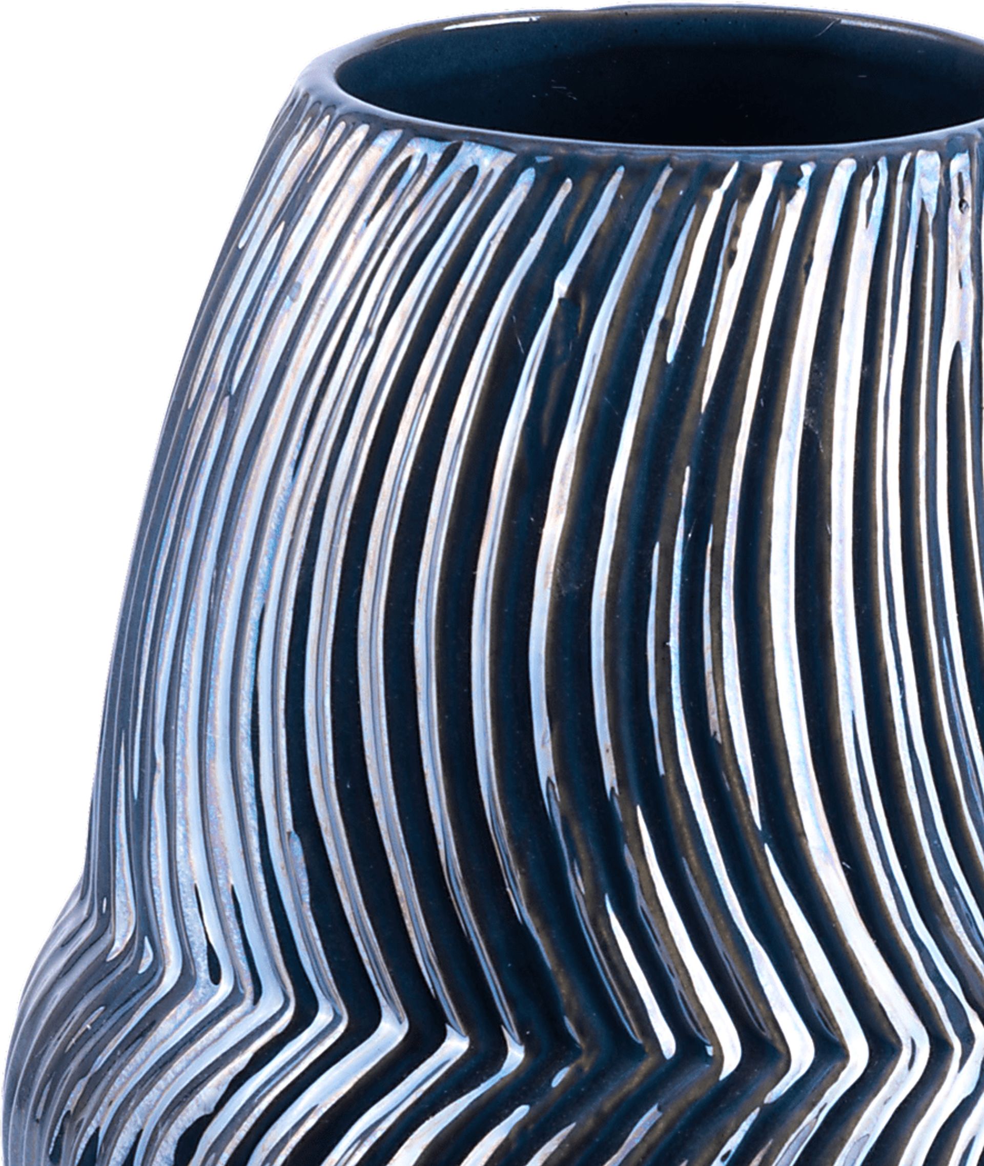 Chidi Blue Large Outdoor Vase - Image 4