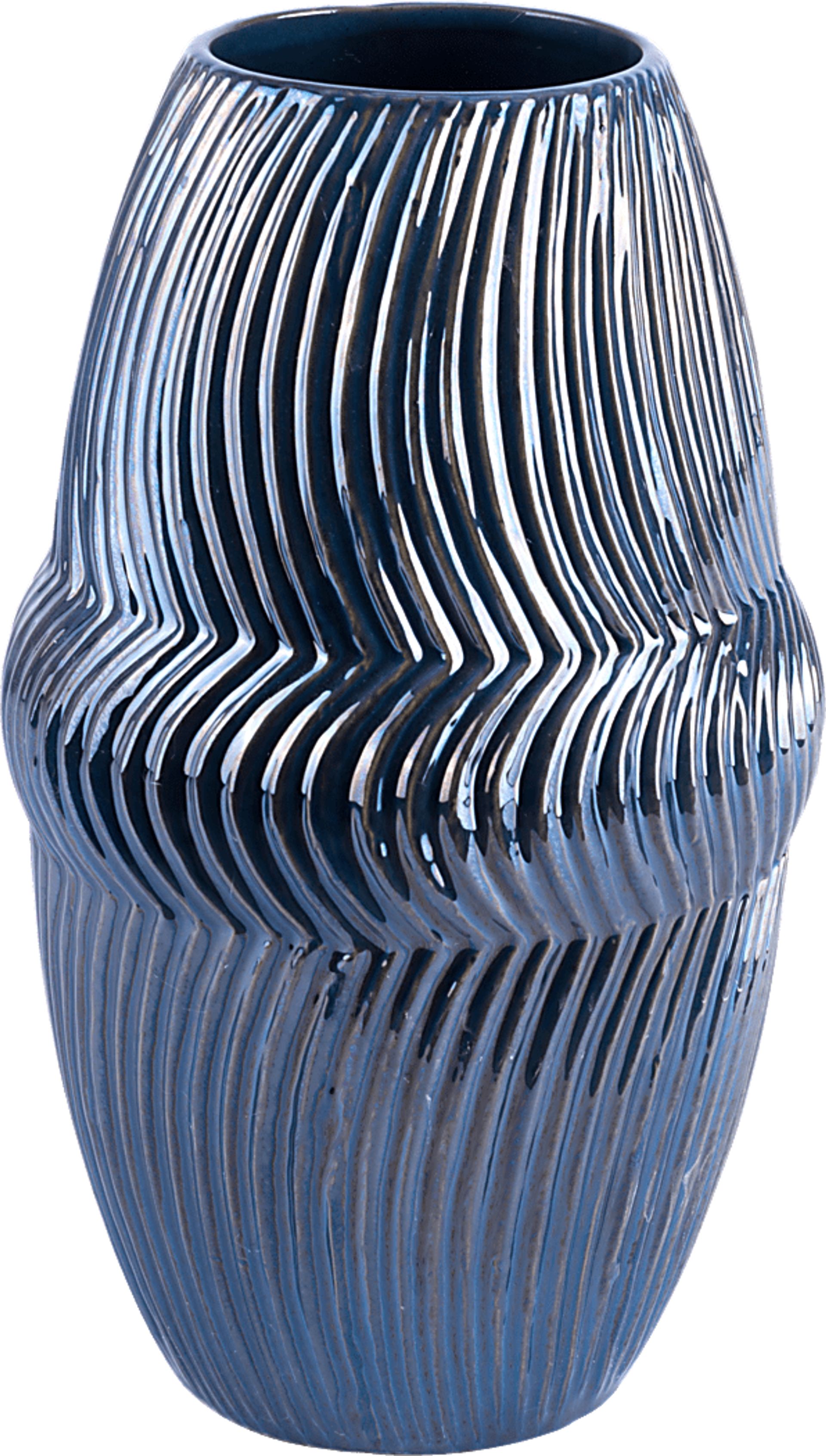 Chidi Blue Large Outdoor Vase - Image 1