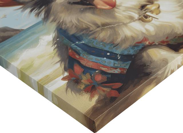 Chihuahua In A Hat Blue Wall Decor - Thumbnail - Image 6