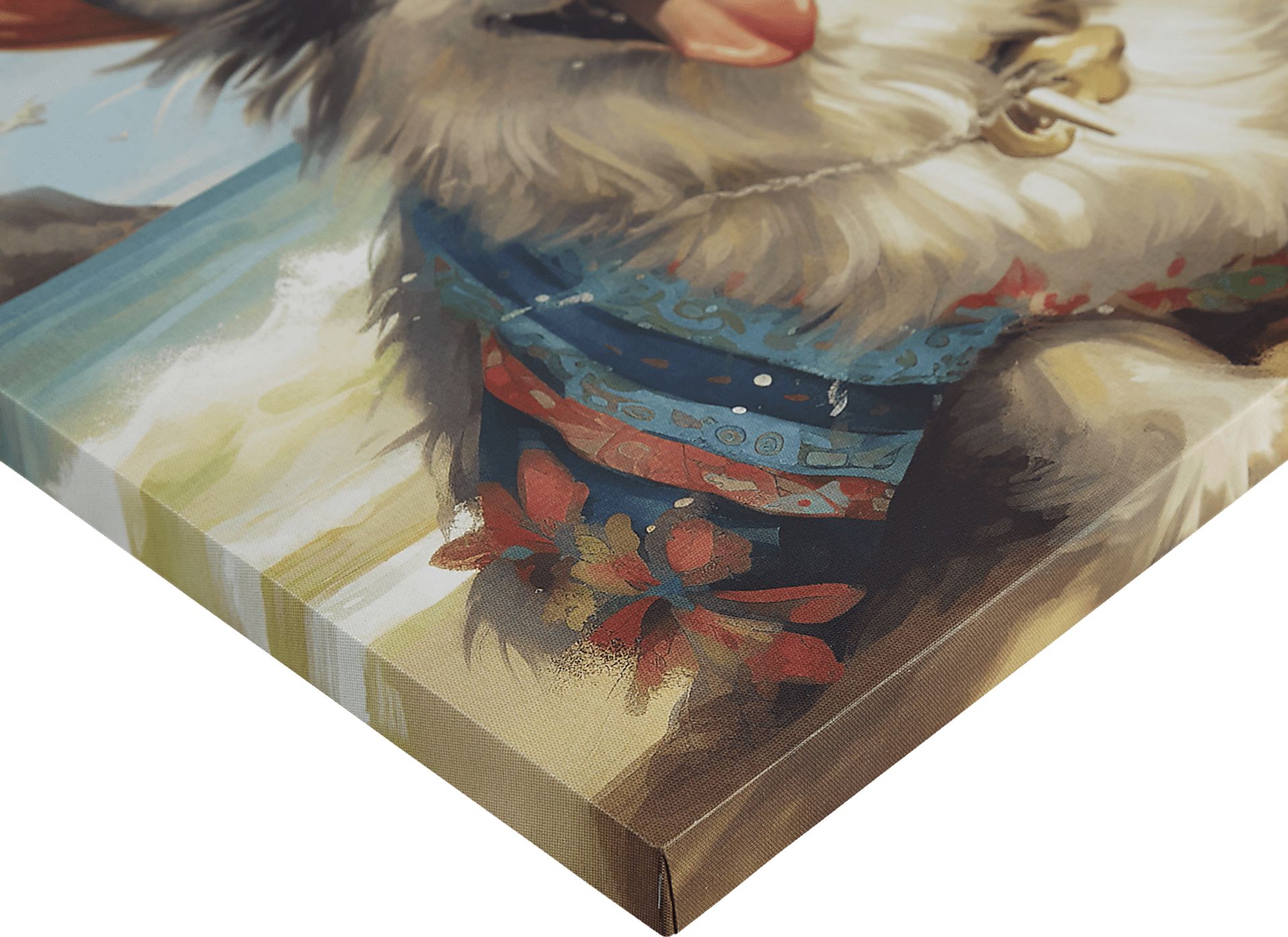 Chihuahua In A Hat Blue Wall Decor - Image 6