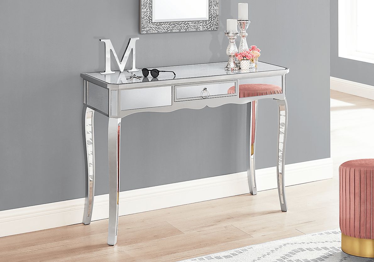 Chilberg Silver Sofa Table - Rooms To Go