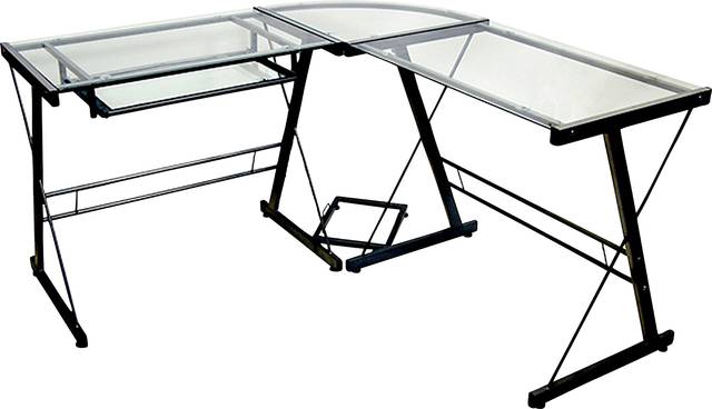 Childerlee Black Desk - Thumbnail - Image 1