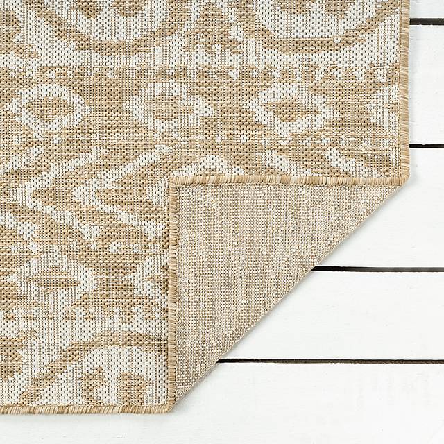 Chiley Beige 5' x 8' Indoor,Outdoor Rug - Thumbnail - Image 7