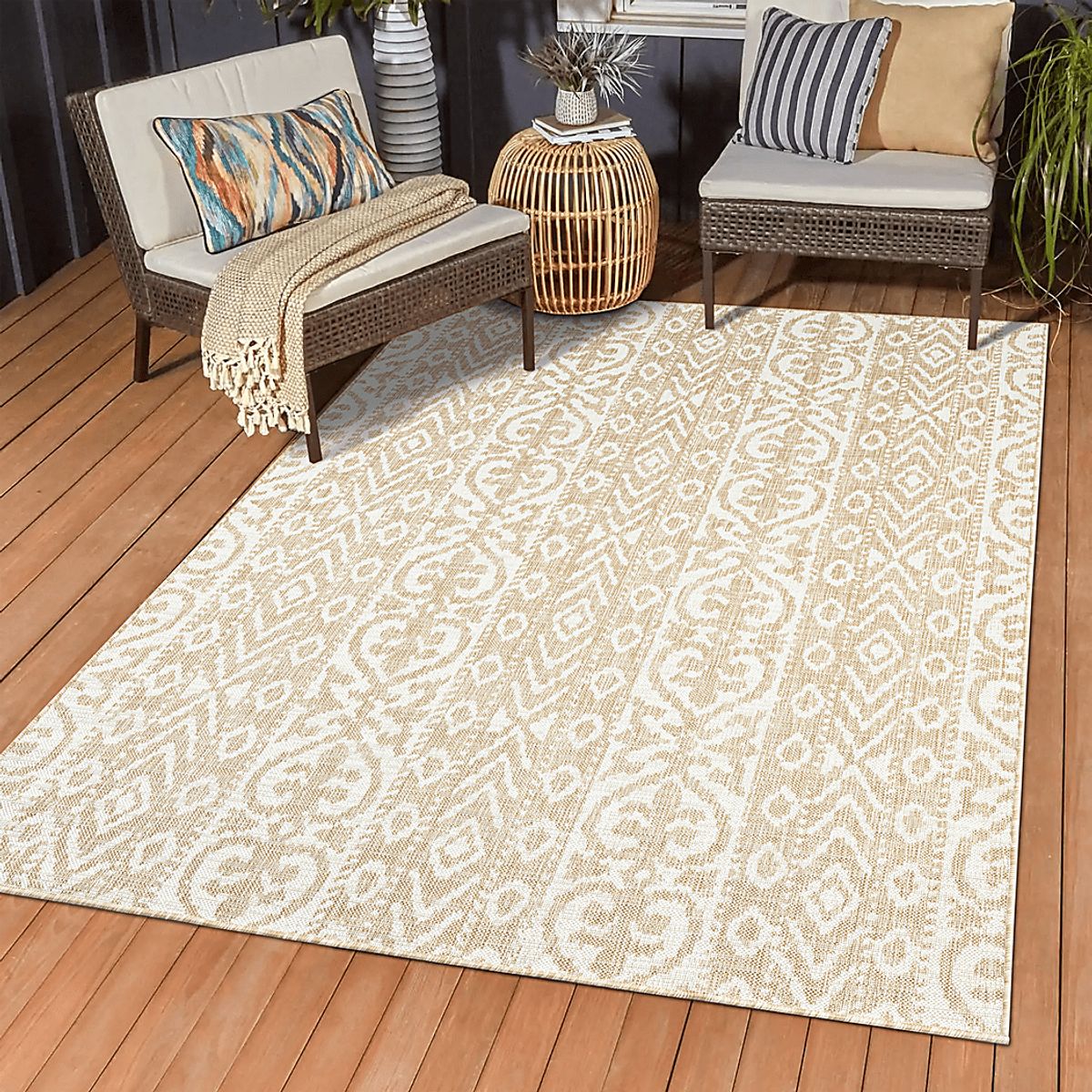 Chiley Beige Rugs | Rooms to Go