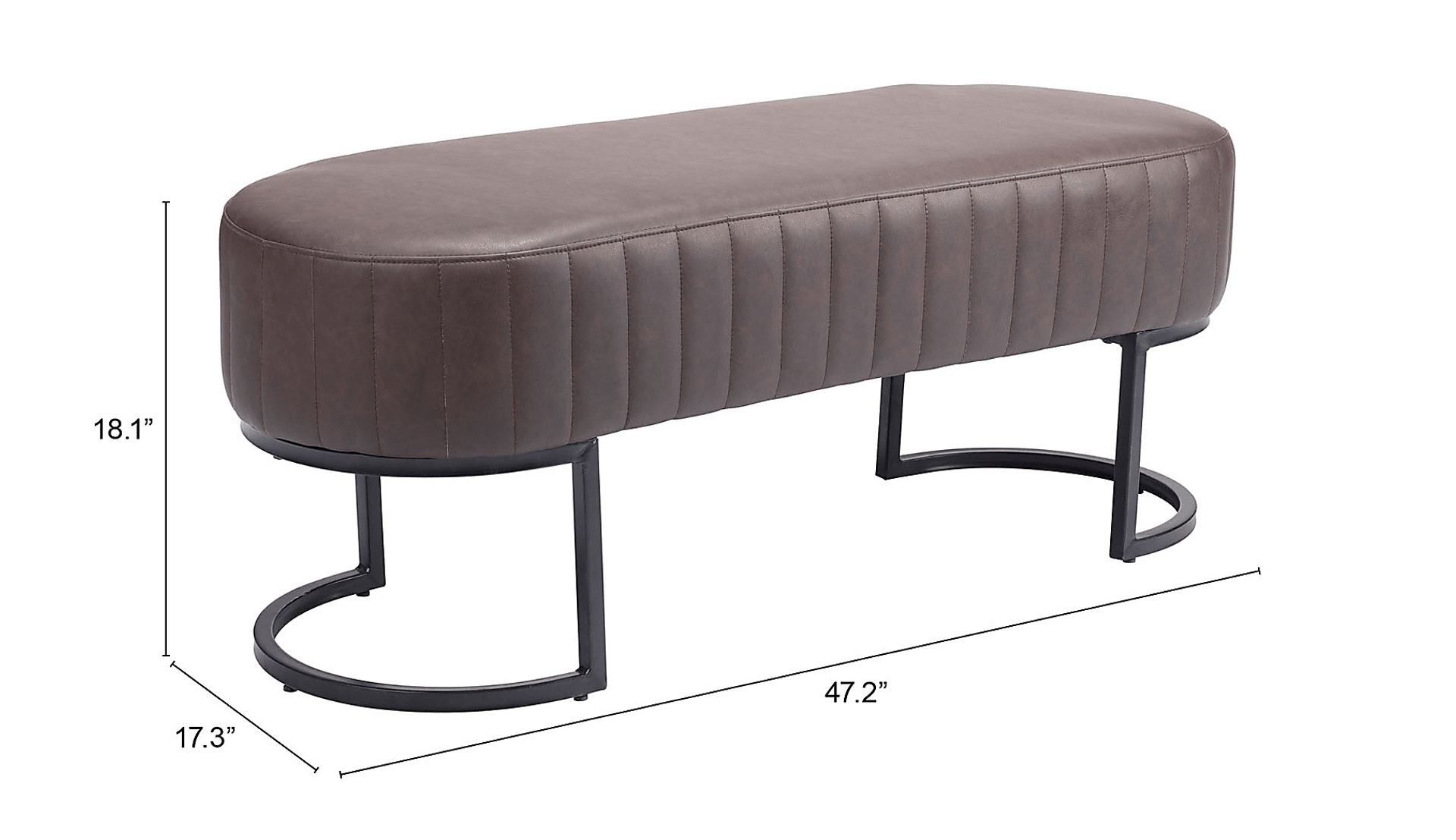 Chilligan Brown Bench - Image 8
